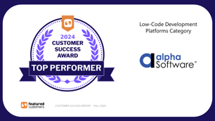 Alpha Software: Top Performer in Low-Code Development Report